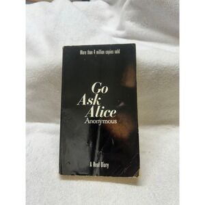 Go Ask Alice Anonymous Paperback Book Simon Pulse 1998 Diary Drug Addiction YA